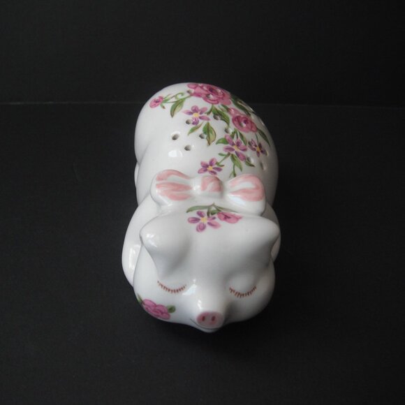 Vintage 1978 Avon Ceramic "Sleeping Pig" Pomander Potpourri Holder Brazil - Picture 3 of 7